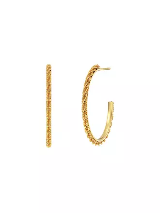 EDBLAD | Créoles TINSEL THIN CREOLES Small Steel | gold